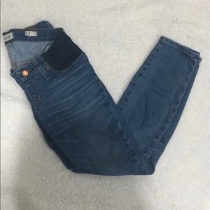 Maternity Madewell Skinny Crop Jeans
